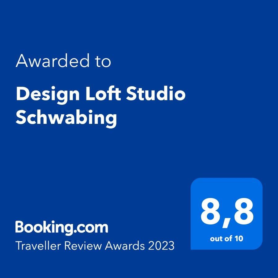Appartement Design Loft Studio Schwabing à Munich Extérieur photo